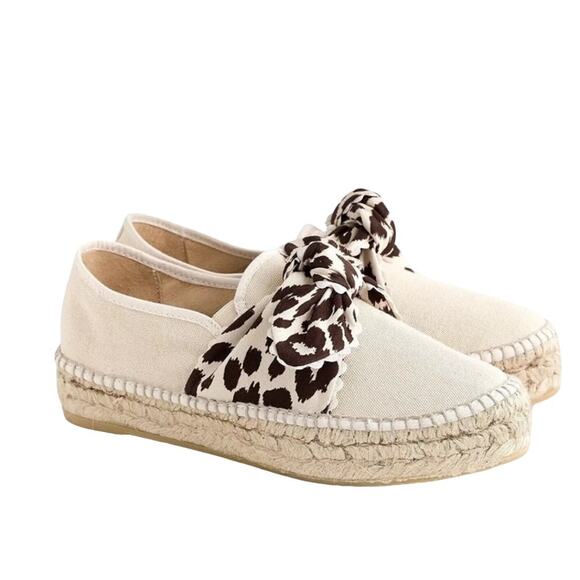 🌟LEOFFLER Randall Rowan Espidralez size Wm. 9, EU 40, Adorable Leopard Bow 🐆🎀 - Picture 1 of 10